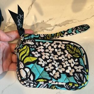 Blue Green Vera Bradley Cash / ID holder